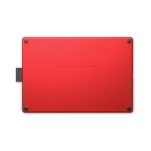 One by Wacom Black/Red Small Digital Pen Tablet